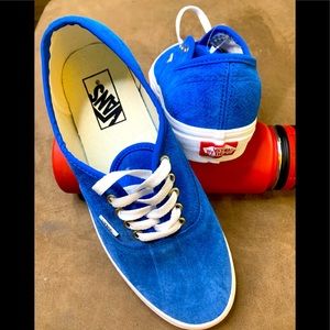 Vans Blue Suede Sneakers